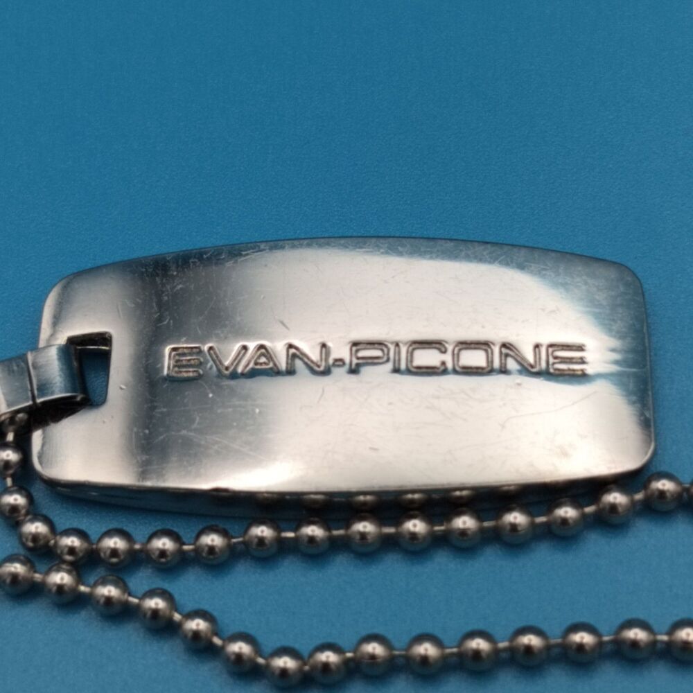 Evan Picone Keychain Keyring Tag Vintage